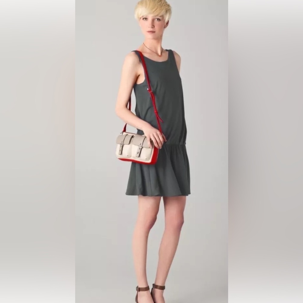 Marc by Marc Jacobs Coco Jersey Dress In XS Grey Back Zip NWT